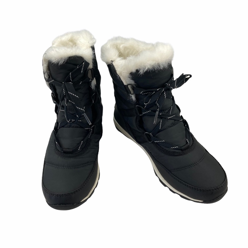 Sorel Black Whitney Flurry Waterproof Boots